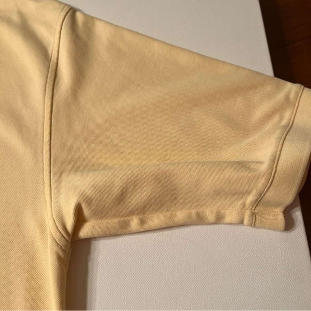 EUC Haggar Cool 18 Mens Polo Shirt Large Golf Tennis Short Sleeve (Y) - Picture 4 of 7